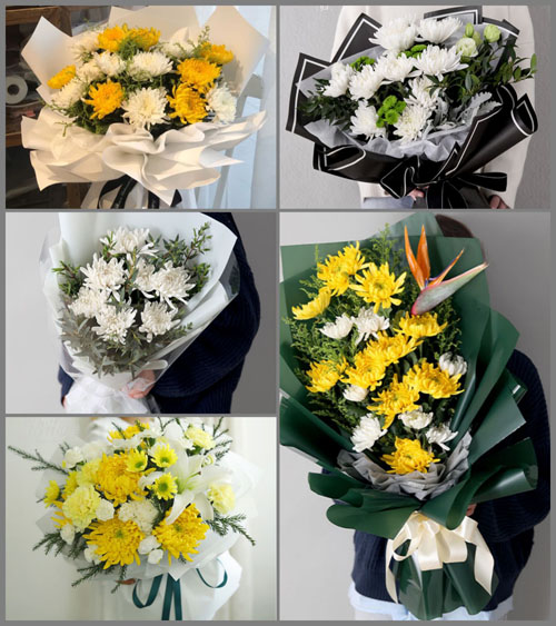 江苏连云港灌云县鲁河乡白事花束代送